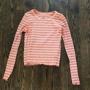 American eagle pink shirt